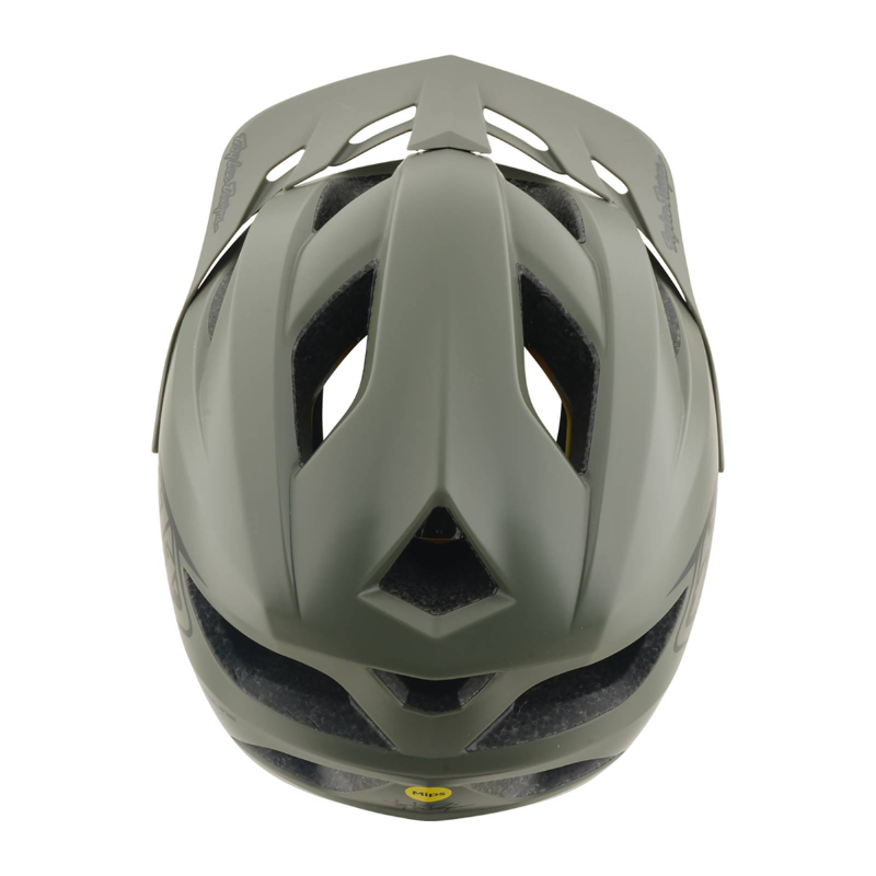 Troy Lee Designs Flowline MIPS Youth Helmet Point Army/Phantom-3