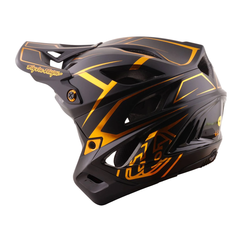 Troy Lee Designs Stage Stunt Full Face MIPS MTB Helmet Pinstripe Black-1
