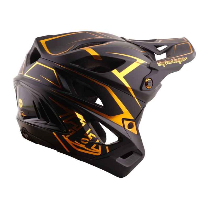 Troy Lee Designs Stage Stunt Full Face MIPS MTB Helmet Pinstripe Black-5