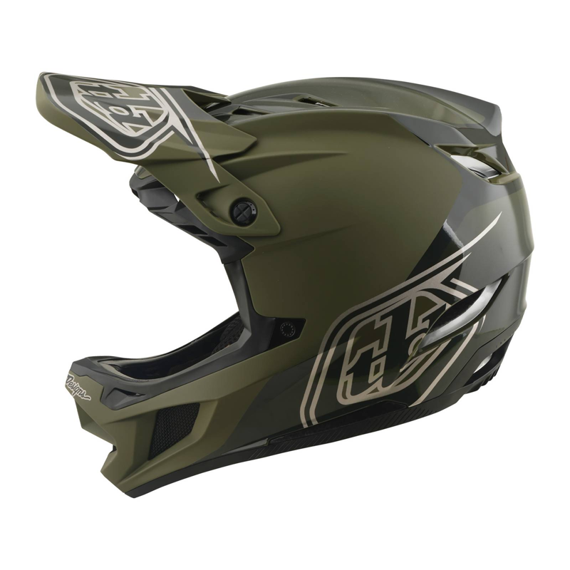 Troy Lee Designs D4 Polyacrylate Full Face MIPS MTB Helmet Shadow Beetle-1