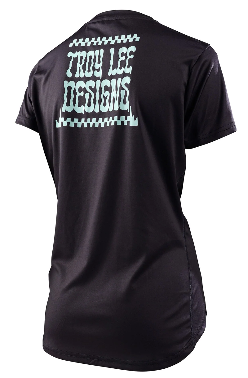 Troy Lee Designs Lilium Womens SS MTB Jersey Micayla Gatto Black-1