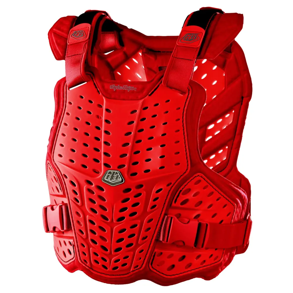 Image of Troy Lee Designs Rockfight Youth Chest Protector One Size Red