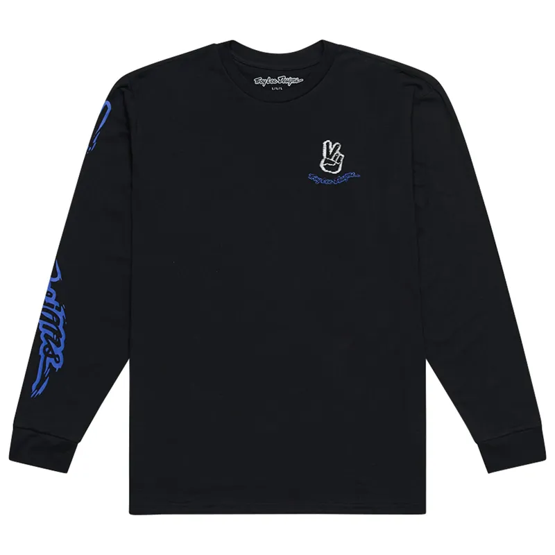 Troy Lee Designs Peace Out LS Tee Shirt Black