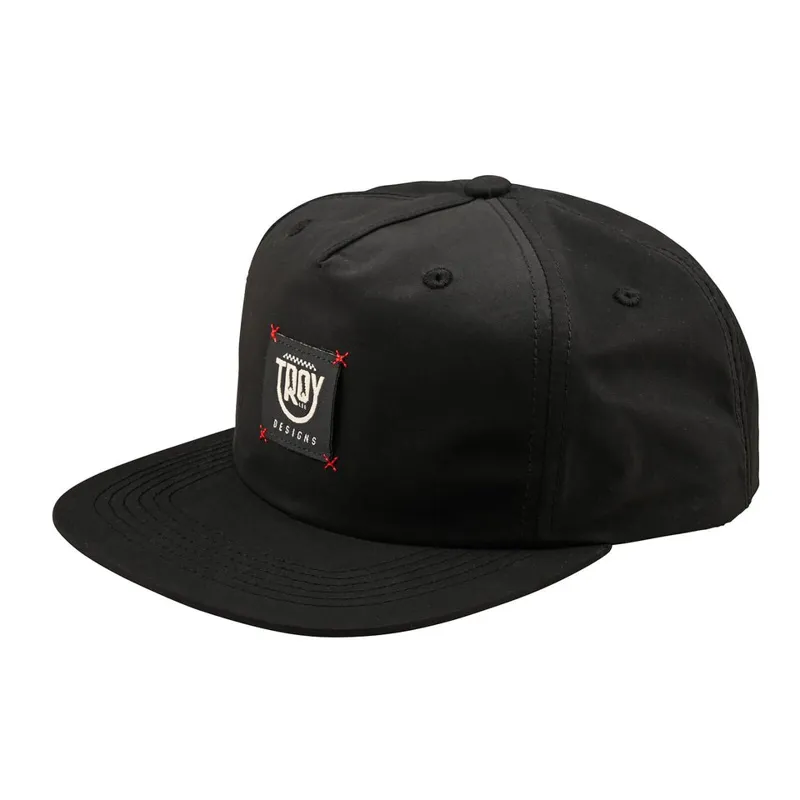 Troy Lee Designs Unstructured Snapback Cap One Size Smiley Black