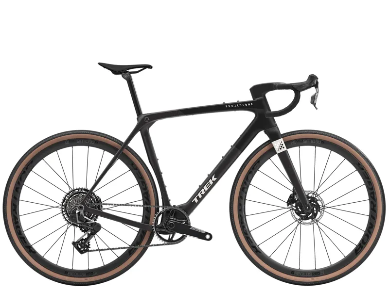 Trek Checkmate SLR 7 AXS Gravel Bike 2026 Gloss Trek Black/Matte Carbon Smoke