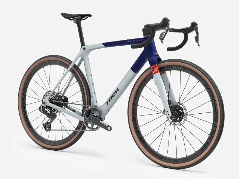 Trek Checkmate SLR 7 AXS Gravel Bike 2026 Matte Hex Blue/Plasma Grey Pearl-3