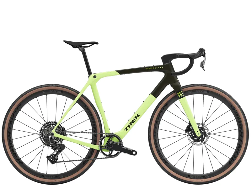 Trek Checkmate SLR 7 AXS Gravel Bike 2026 Olive Drab/Glowstick