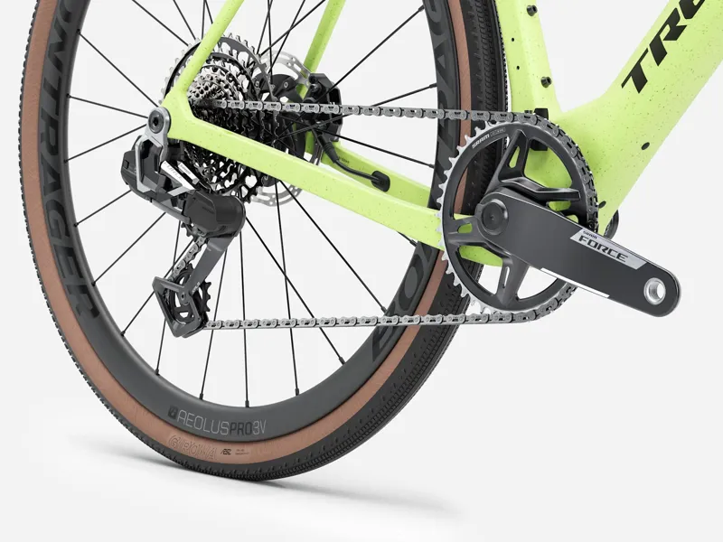 Trek Checkmate SLR 7 AXS Gravel Bike 2026 Olive Drab/Glowstick-1