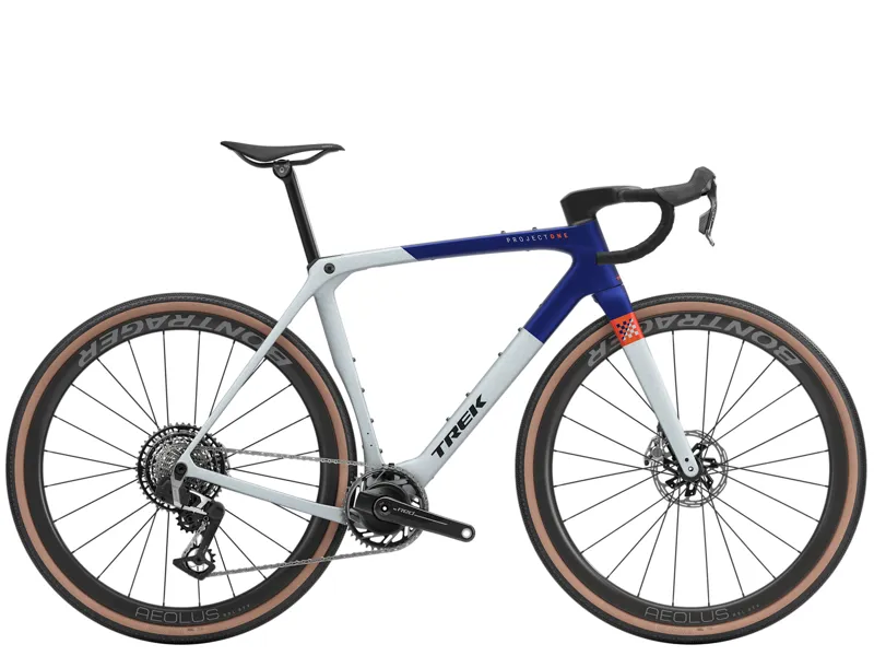 Trek Checkmate SLR 9 AXS Gravel Bike 2026 Matte Hex Blue/Plasma Grey Pearl