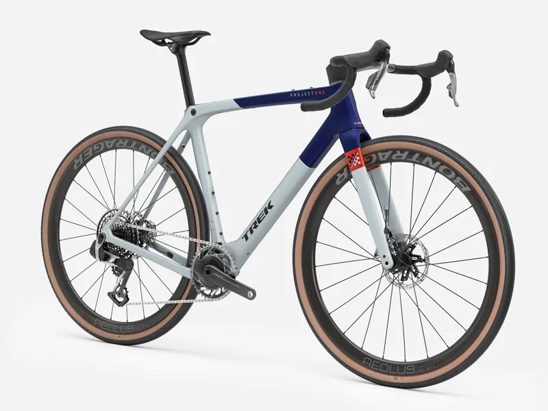 Trek Checkmate SLR 9 AXS Gravel Bike 2026 Matte Hex Blue/Plasma Grey Pearl-3