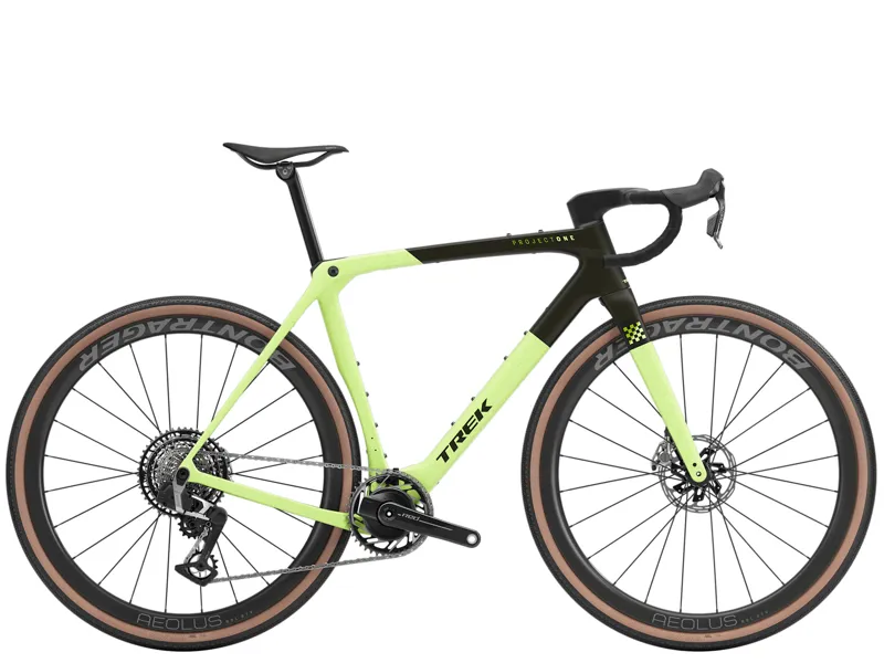 Trek Checkmate SLR 9 AXS Gravel Bike 2026 Olive Drab/Glowstick