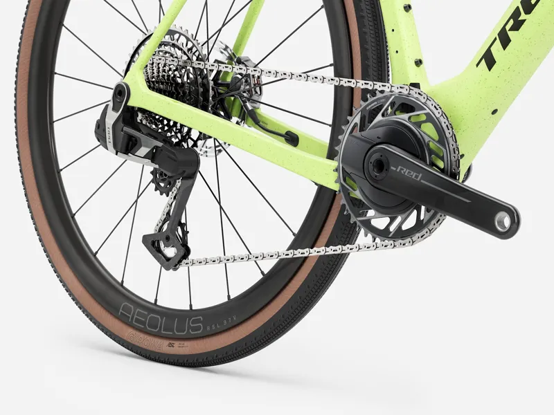 Trek Checkmate SLR 9 AXS Gravel Bike 2026 Olive Drab/Glowstick-1