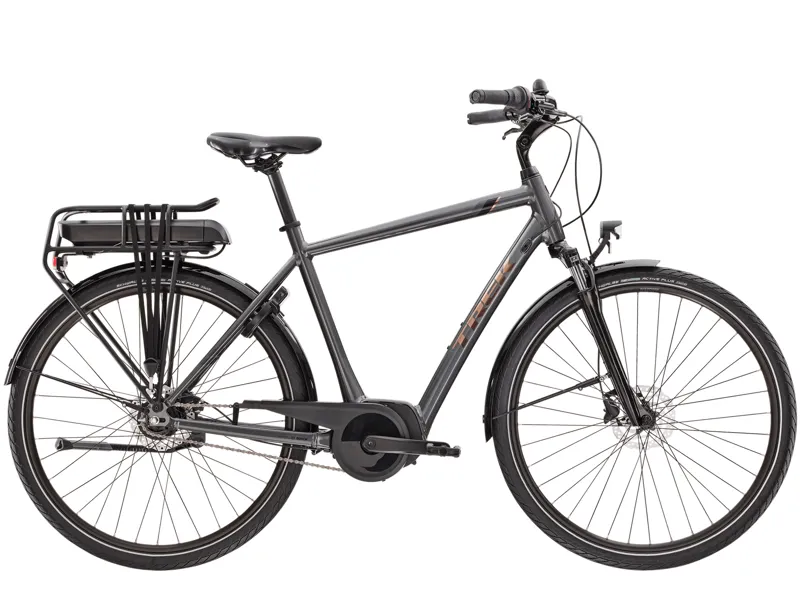 Trek District+1 500WH Electric Bike 2023 Lithium Grey