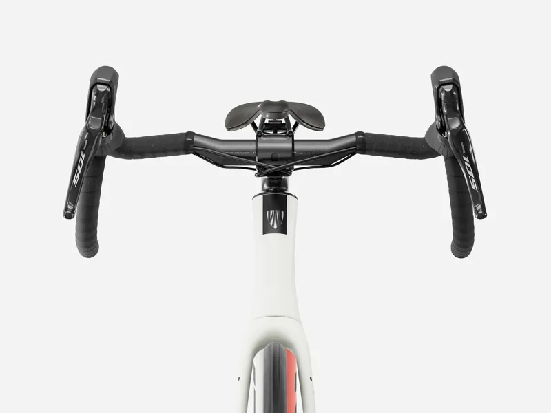 Trek Domane SL5 Road Bike 2027 Matt Era White/Deep Smoke-2