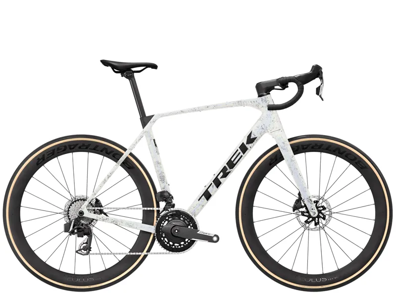 Trek Domane SLR 7 AXS Road Bike 2027 Mother of Pearl/Silver Marble