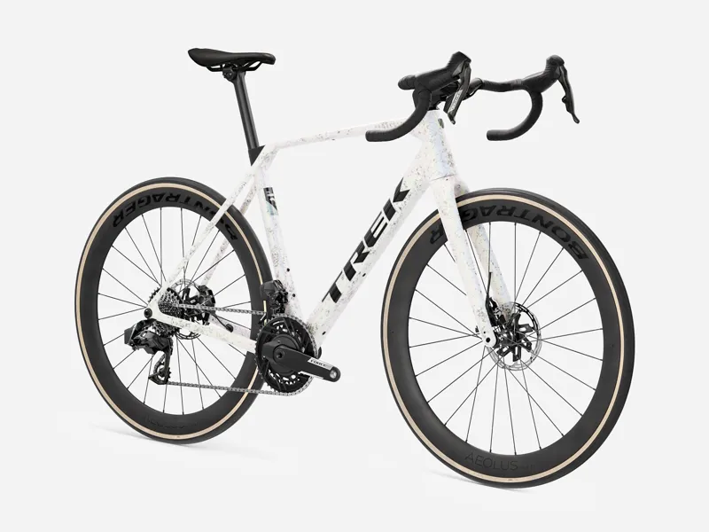 Trek Domane SLR 7 AXS Road Bike 2027 Mother of Pearl/Silver Marble-1