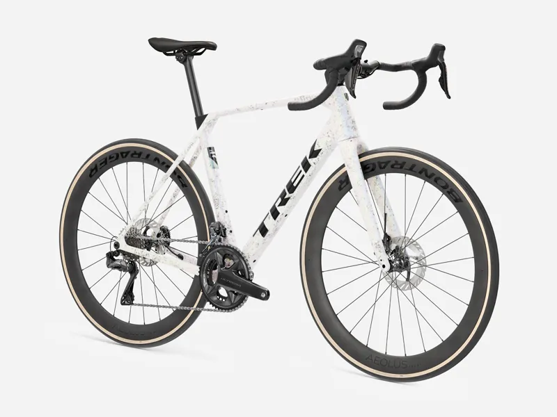 Trek Domane SLR 7 Road Bike 2027 Mother of Pearl/Silver Marble-1