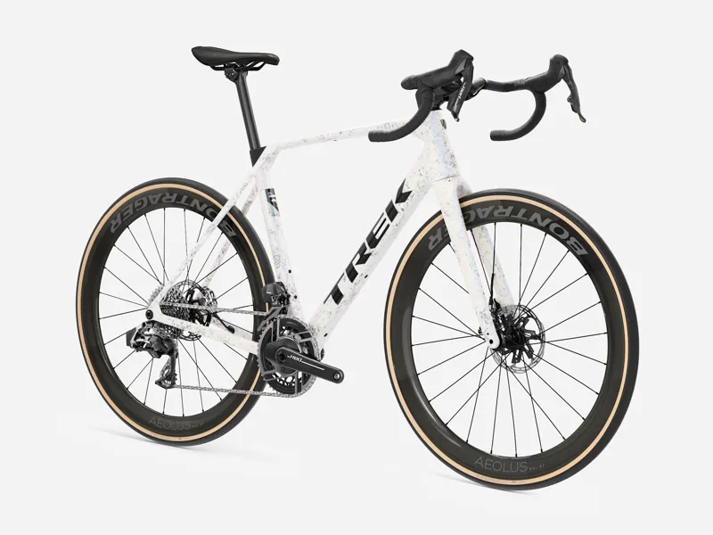 Trek Domane SLR 9 AXS Road Bike 2027 Mother of Pearl/Silver Marble-1