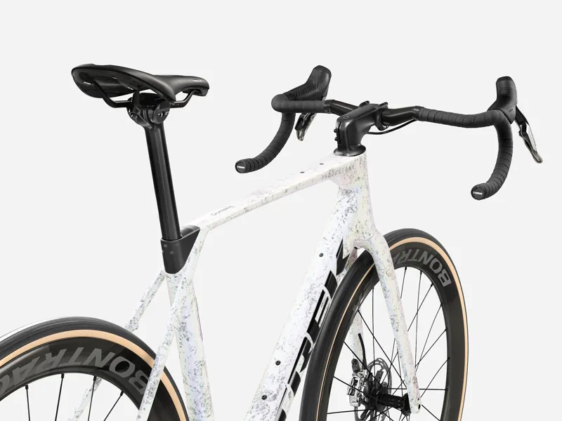 Trek Domane SLR 9 AXS Road Bike 2027 Mother of Pearl/Silver Marble-4