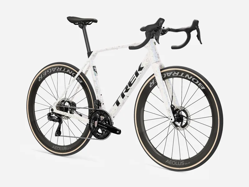 Trek Domane SLR 9 Road Bike 2027 Mother of Pearl/Silver Marble-1