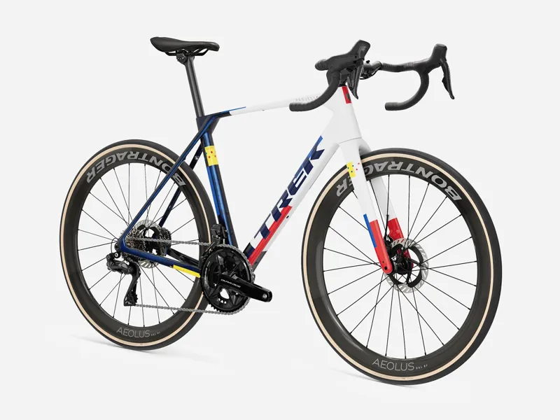 Trek Domane SLR 9 Road Bike 2027 Navy Smoke/Trek White-1