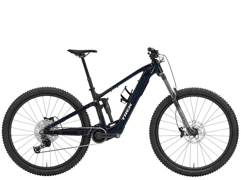 Trek Fuel+ EX 5 Electric Bike 2026 Trek Black/Purple Flip Splatter