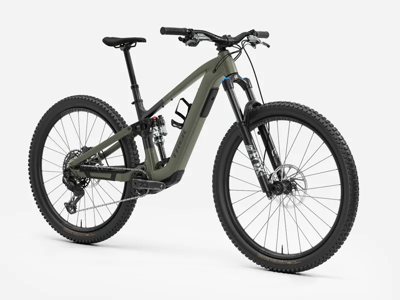 Trek Fuel+ EX 8 Electric Bike 2026 Matte Olive Grey/Trek Black-1