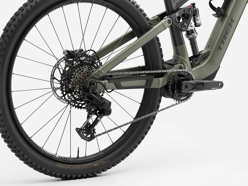 Trek Fuel+ EX 8 Electric Bike 2026 Matte Olive Grey/Trek Black-3