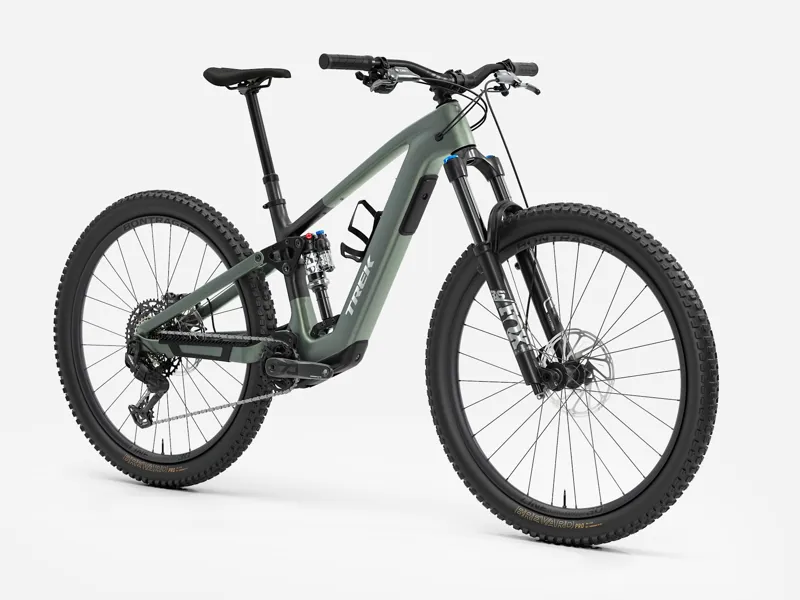 Trek Fuel+ EX 9.7 Electric Bike 2026 Lichen Green/Keswick Green Splatter-1