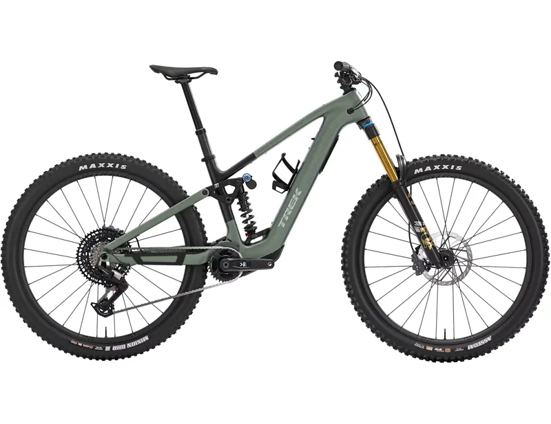 Trek Fuel+ LX 9.8 Eagle 90 Electric Bike 2026 Lichen Green/Keswick Green Splatter 