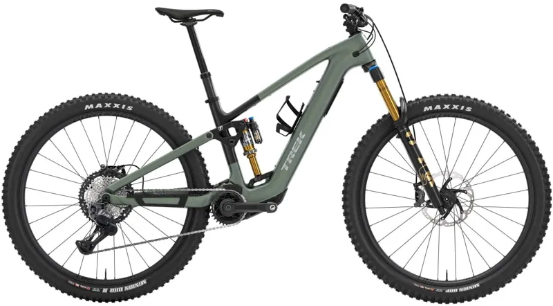Trek Fuel+ LX 9.8 XT Di2 Electric Bike 2026 Lichen Green/Keswick Green Splatter