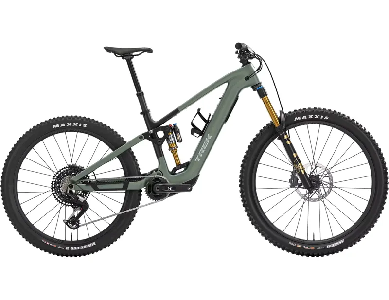 Trek Fuel+ MX 9.8 Eagle 90 Electric Bike 2026 Lichen Green/Keswick Green Splatter