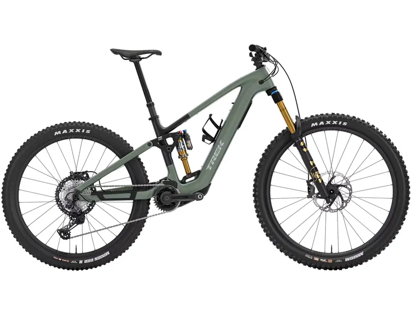 Trek Fuel+ MX 9.8 XT Electric Bike 2026 Lichen Green/Keswick Green Splatter