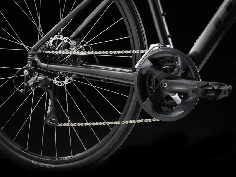 Trek FX 1 Hybrid Bike 2025 Dnister Black-3