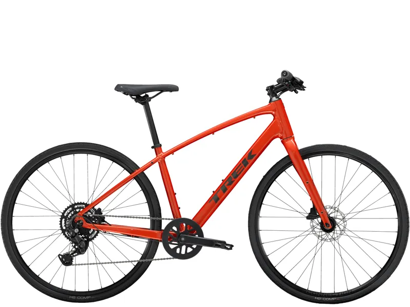 Trek FX 2 Hybrid Bike 2025 Lava