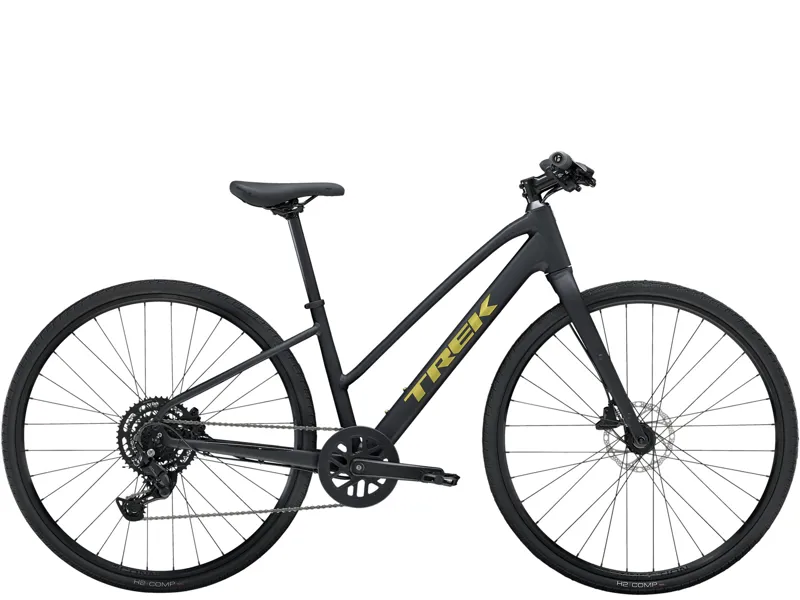 Trek FX 2 Mid Step Hybrid Bike 2025 Matte Trek Black