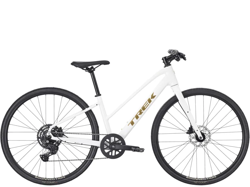 Trek FX 2 Midstep Hybrid Bike 2026 Crystal White