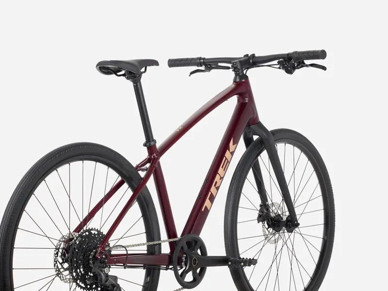 Trek FX Sport AL 3 Hybrid Bike 2026 Cobra Blood-1