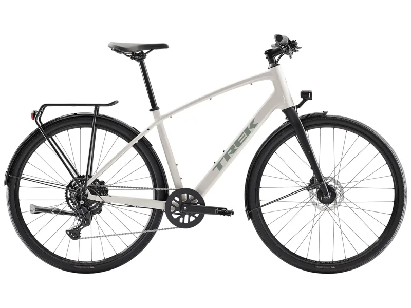 Trek FX Sport AL EQ Hybrid Bike Buff Beige/Era White Splatter