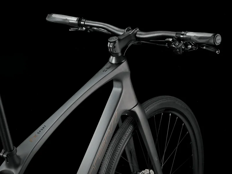 Trek FX Sport SL 4 Hybrid Bike 2026 Matte Onyx Carbon-2