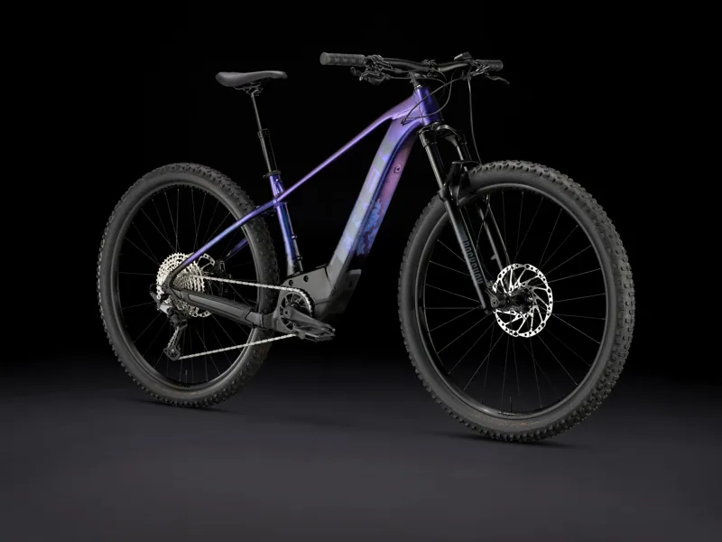 Trek Marlin+ 8 Electric Mountain Bike 2025 Purple Flip To Black Fade-1