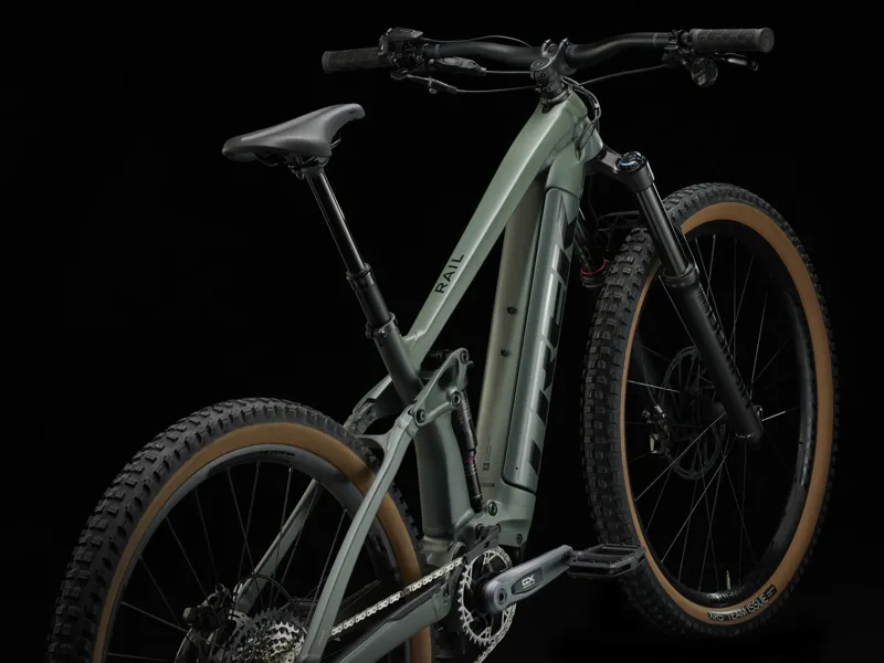 Trek Rail 8 GX AXS ELectric Bike 2024 Matte Keswick-2