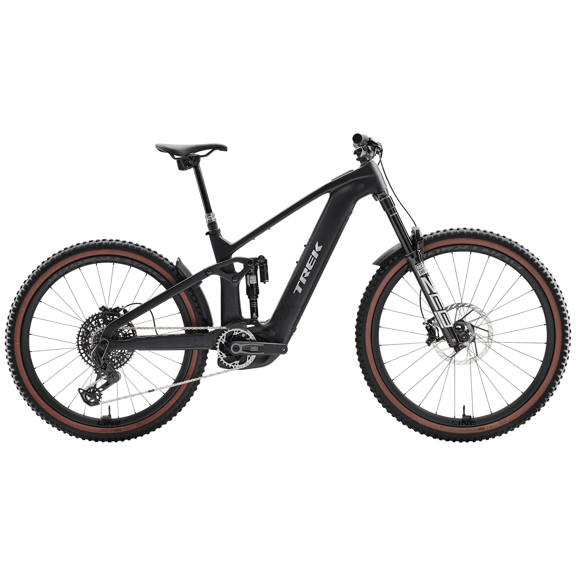 Trek Rail+ X0 AXS Electric Bike 2025 Deep Smoke