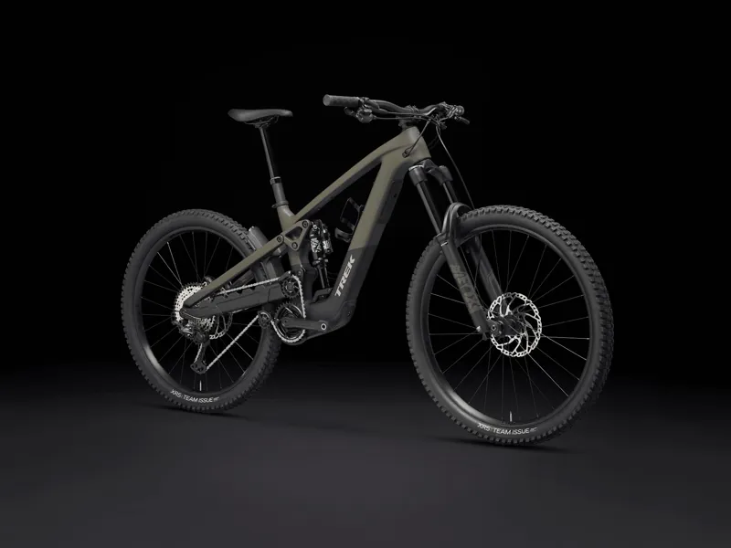 Trek Slash+ 9.7 SLX/XT Electric Bike 2025 Olive Drab-1