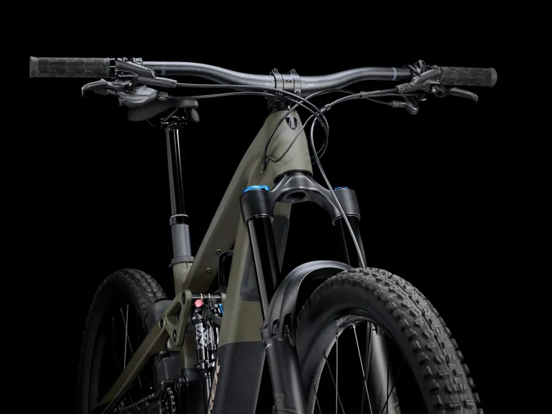 Trek Slash+ 9.7 SLX/XT Electric Bike 2025 Olive Drab-3