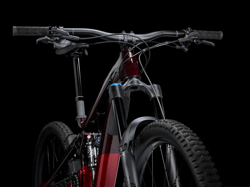 Trek Slash+ 9.7 SLX/XT Electric Bike 2025 Red Smoke-3