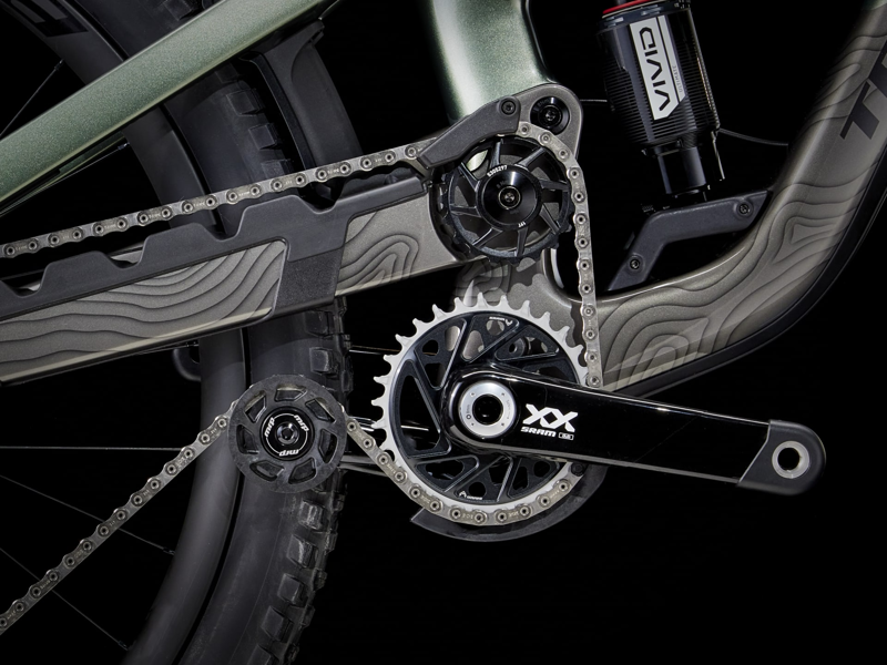 Trek Slash 9.9 XX AXS T-Type Mountain Bike 2024 Lichen Green-3