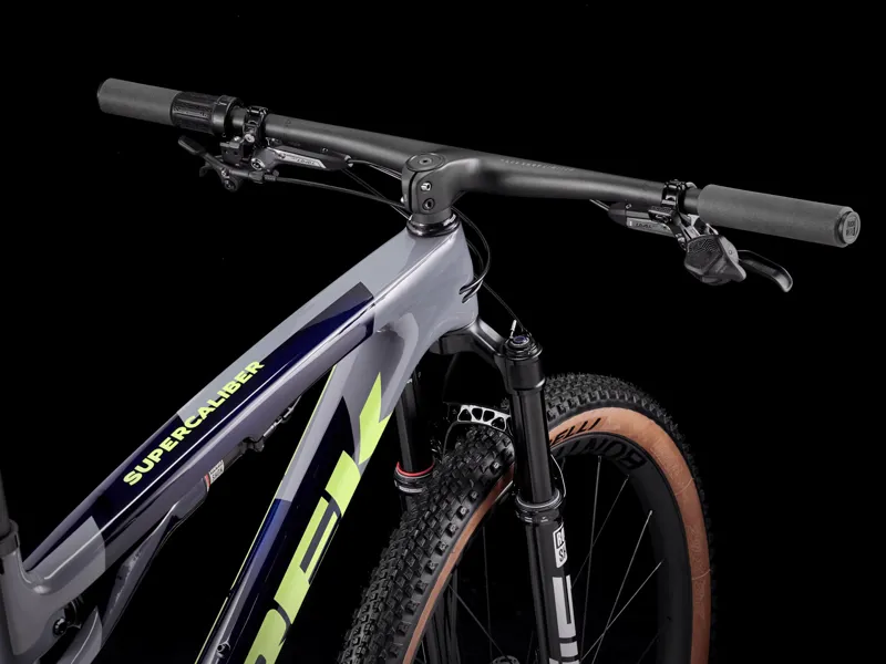 Trek Supercaliber SLR 9.9 XX AXS Mountain Bike 2025 Carbon Smoke Blue/Slate/Green-2