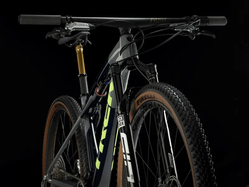 Trek Supercaliber SLR 9.9 XX AXS Mountain Bike 2025 Carbon Smoke Blue/Slate/Green-3