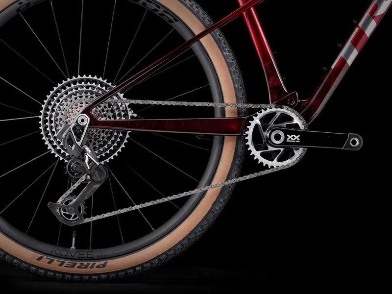 Trek Supercaliber SLR 9.9 XX AXS Mountain Bike 2025 Red Smoke Drizzle-5